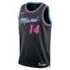 Maillot Basket Homme Miami Heat Tyler Herro 2025-26 Nike City Edition Noir Swingman